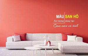 Sơn Abott | Phong cách sơn nhà màu san hô đẹp ai nhìn cũng mê | Abott.vn