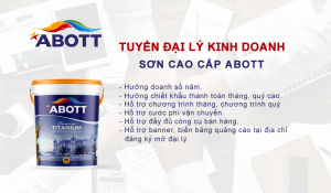 Tuyển đại lý kinh doanh sơn nước cao cấp Abott | Abott.vn